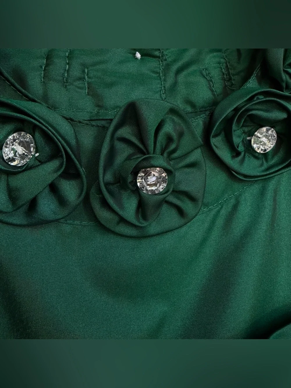 Emerald Green Party Dress Baby Girls 3T Wedding Flower Girl Formal